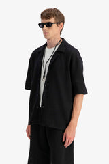 JACQUARD BUTTON SHIRT