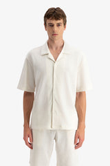 JACQUARD BUTTON SHIRT