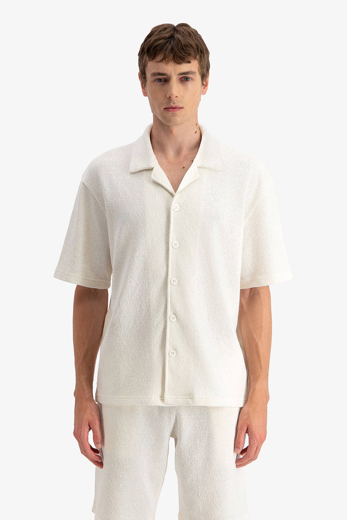 JACQUARD BUTTON SHIRT