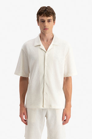 JACQUARD BUTTON SHIRT