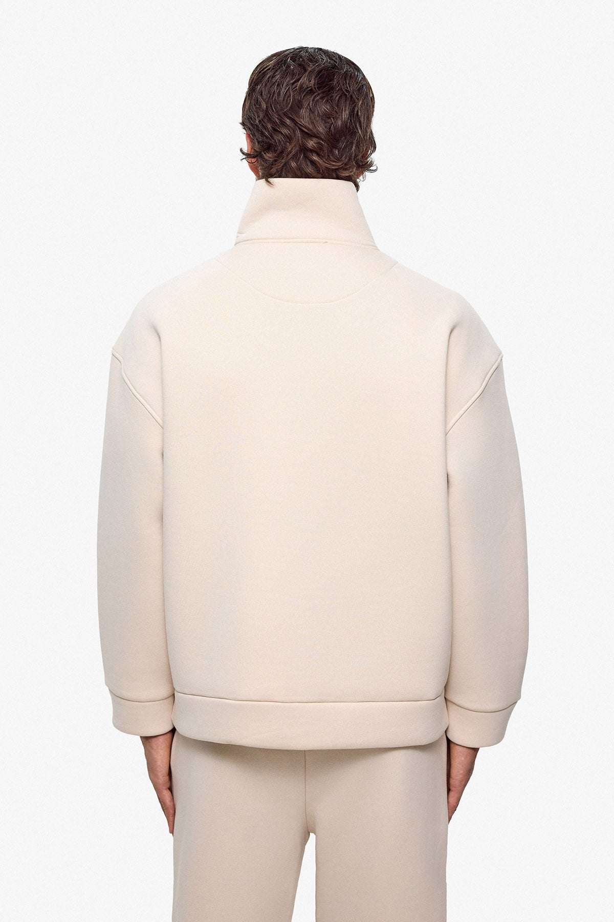 Puff Heart Quarter-Zip Sweatshirt