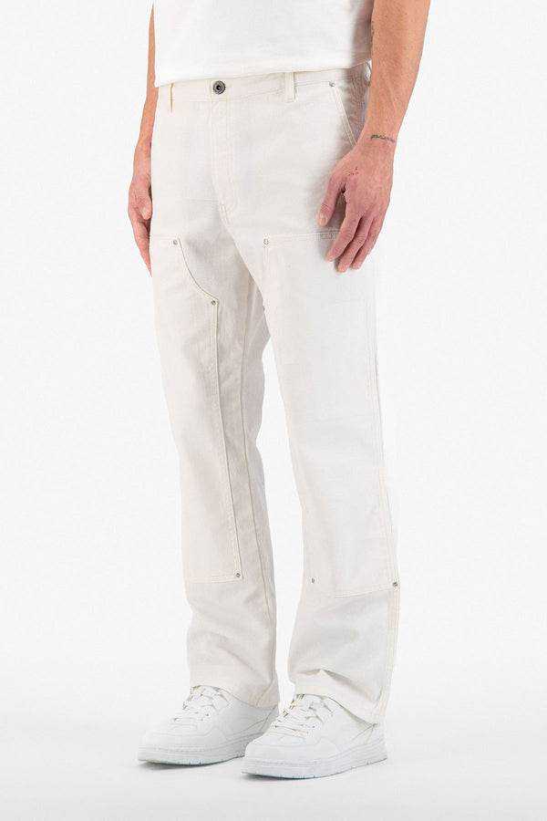 Square Worker Denim Pants