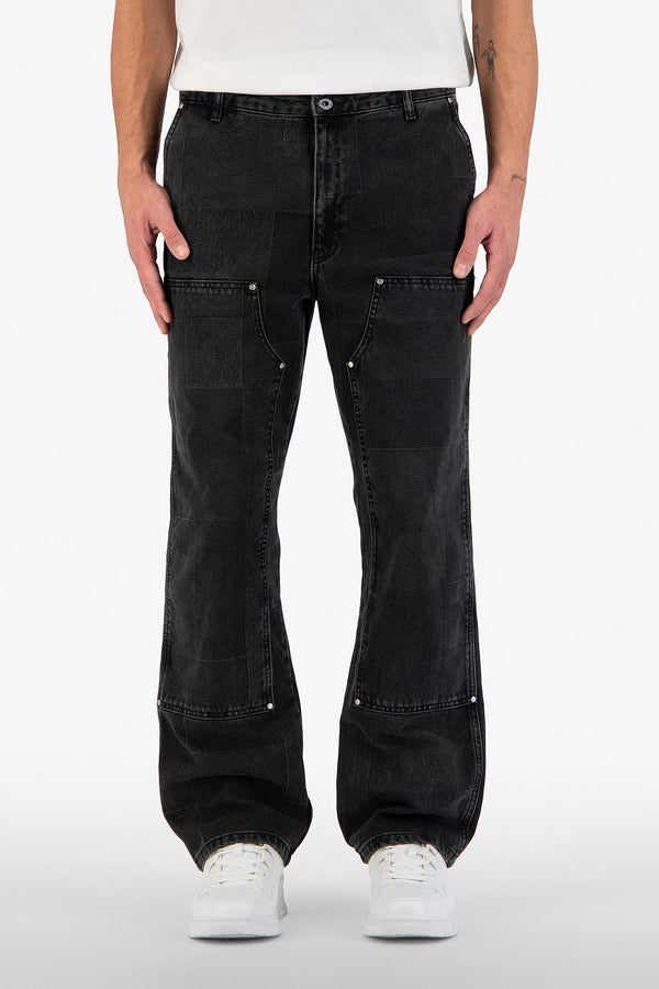 Square Worker Denim Pants