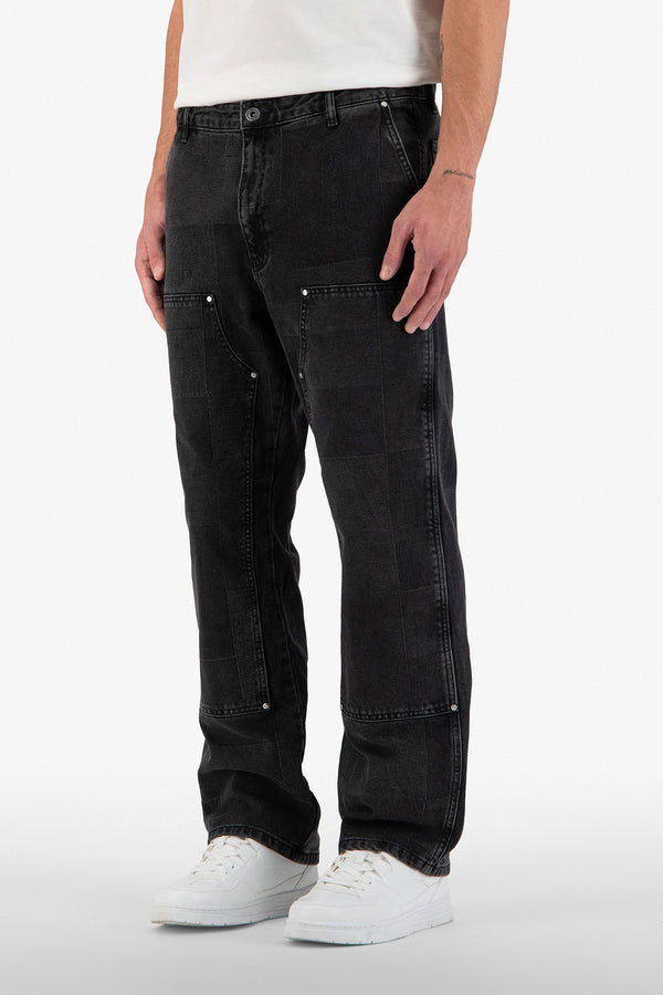 Square Worker Denim Pants
