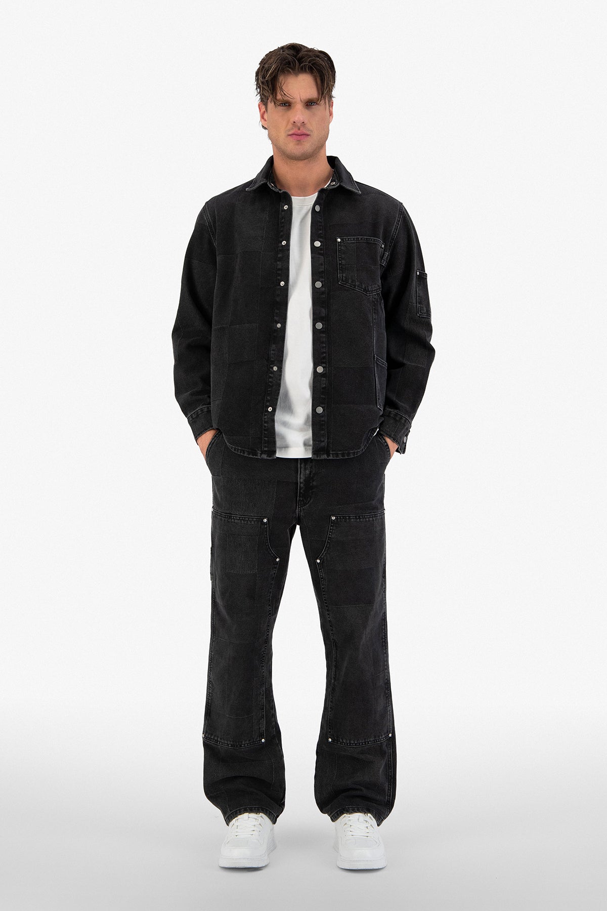 Square Worker Denim Jacket