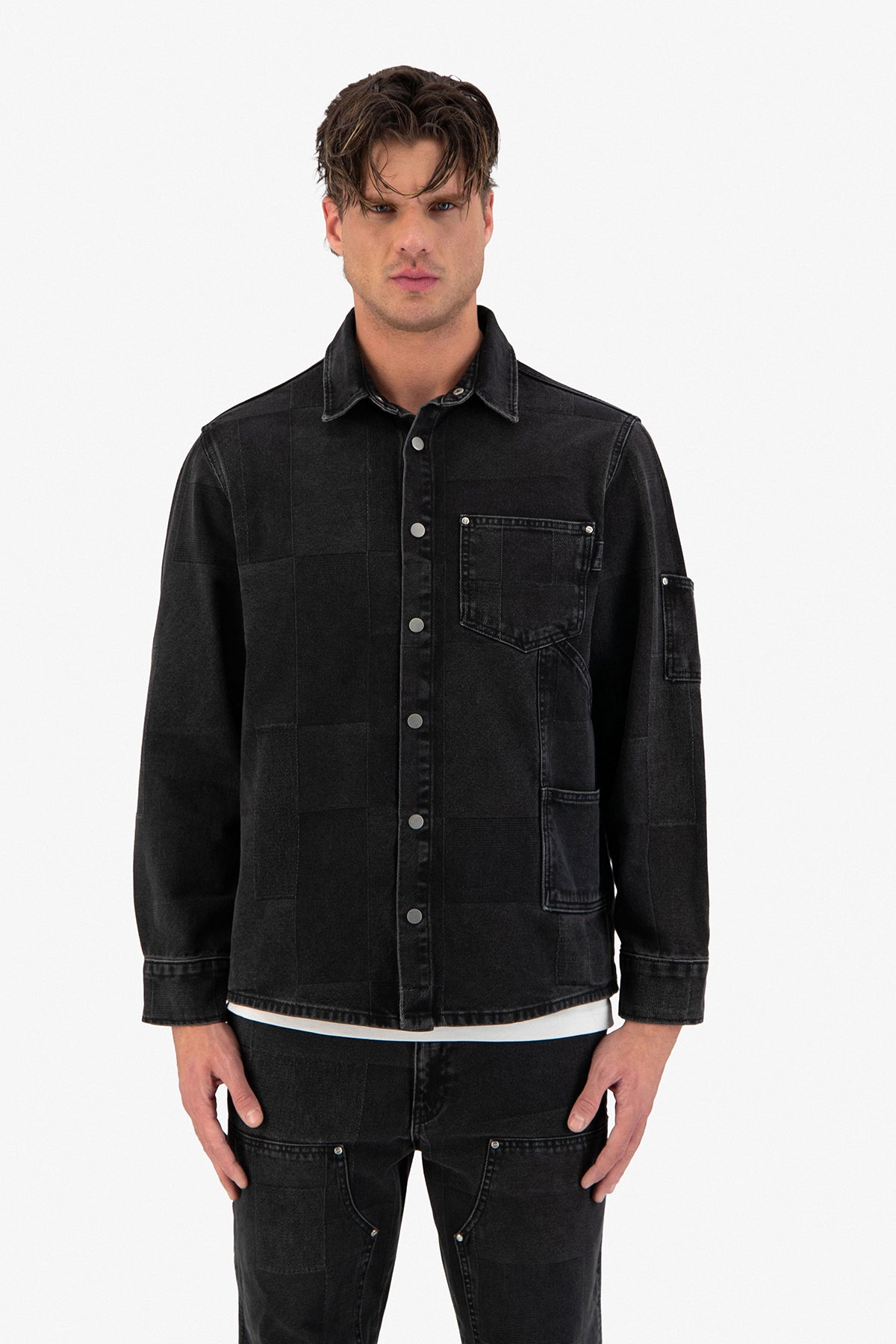 Square Worker Denim Jacket