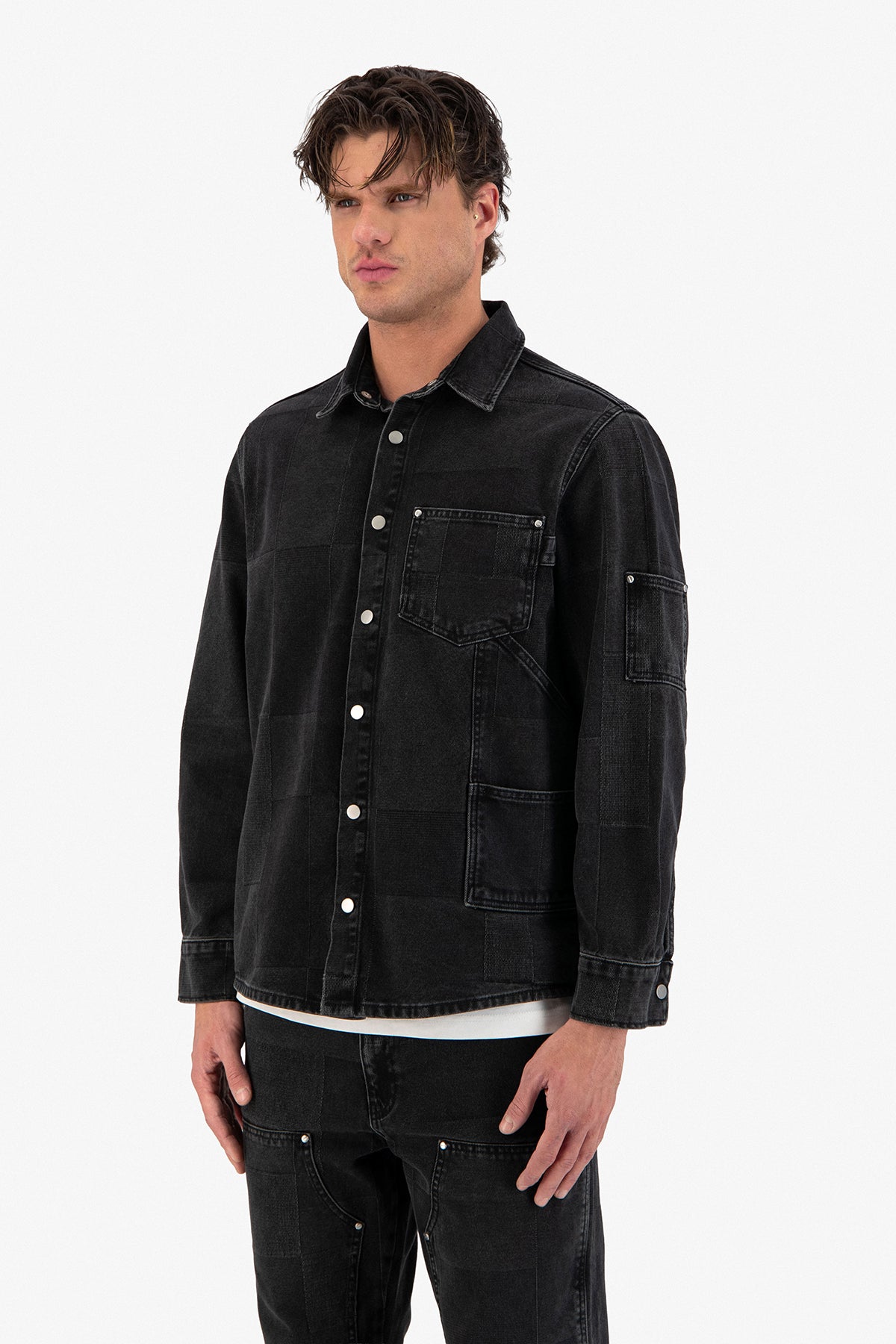 Square Worker Denim Jacket