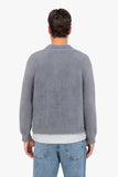 Fluffy Knit Polo Sweater