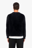 Fluffy Knit Polo Sweater