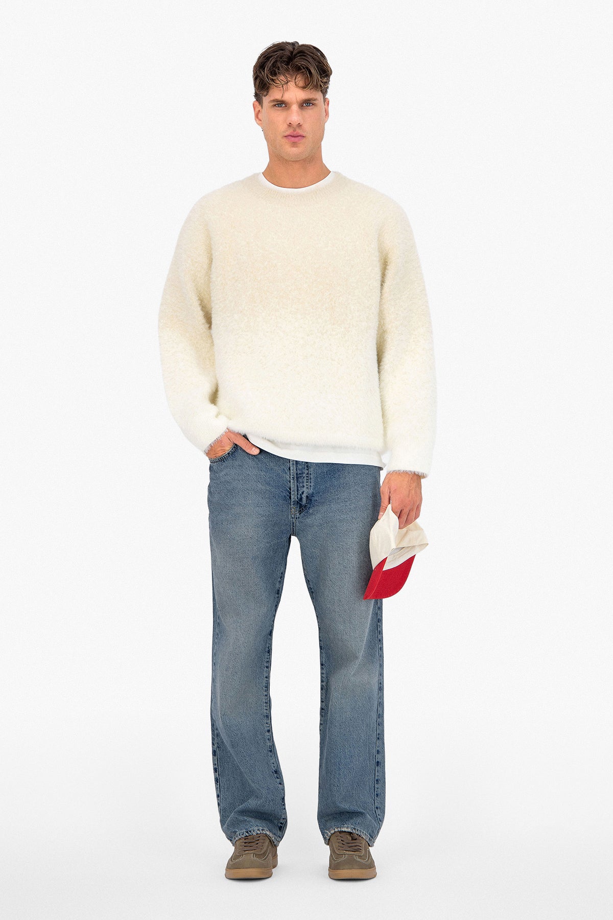 Fluffy Knit Pullover