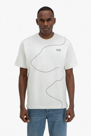 HORIZONTAL PRINT T-SHIRT