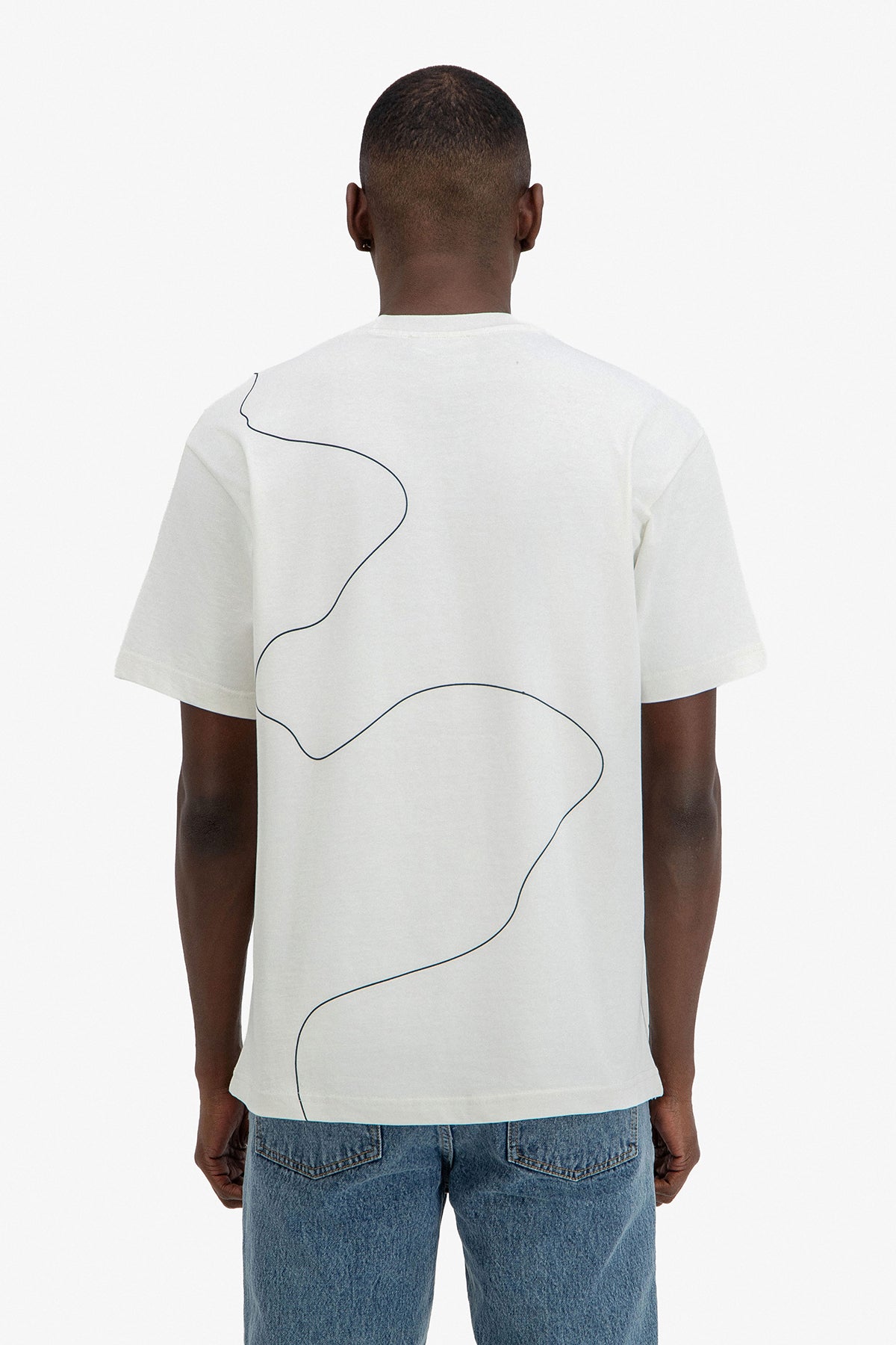 HORIZONTAL PRINT T-SHIRT