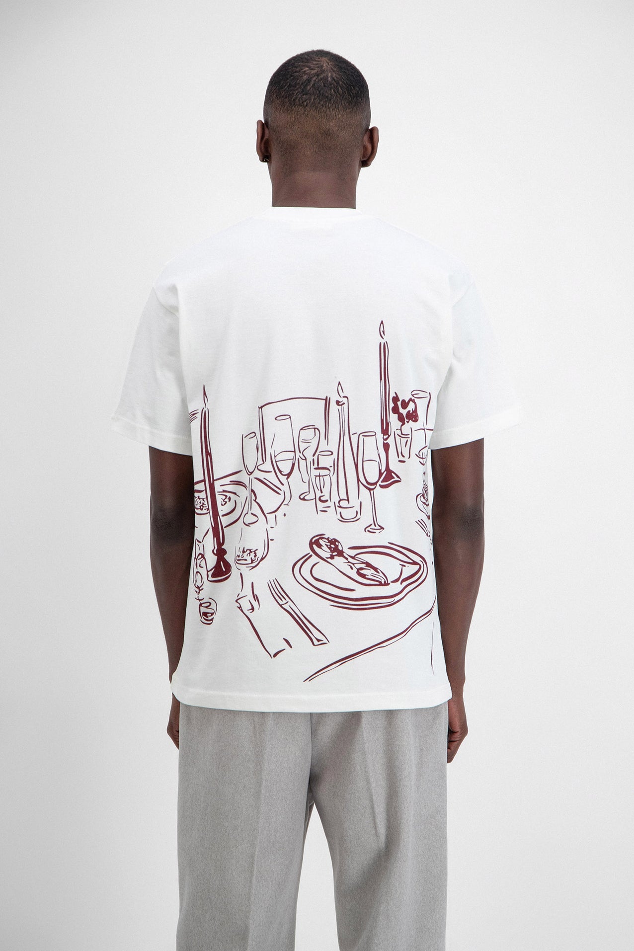 BREAKFAST PRINT T-SHIRT