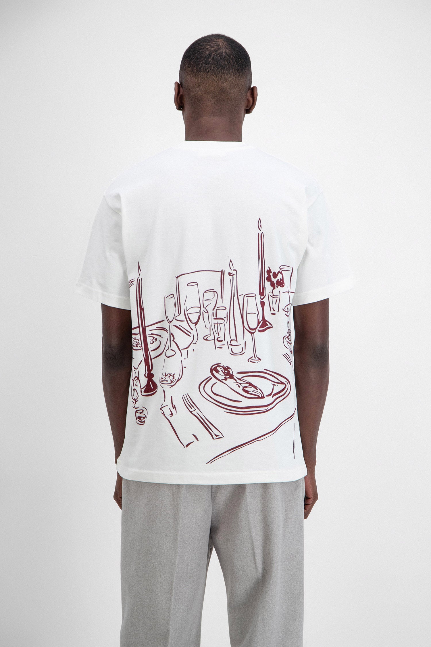 BREAKFAST PRINT T-SHIRT