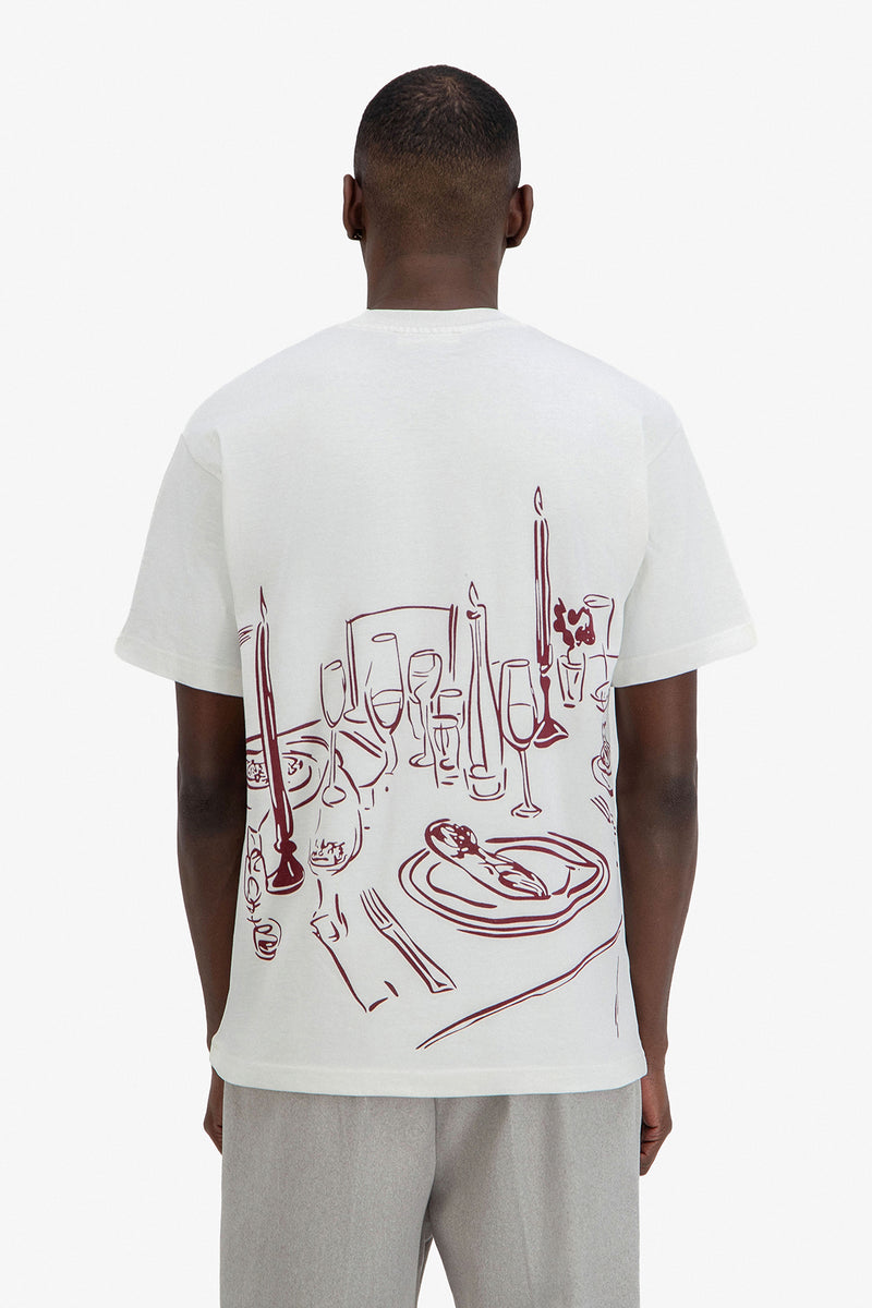 BREAKFAST PRINT T-SHIRT