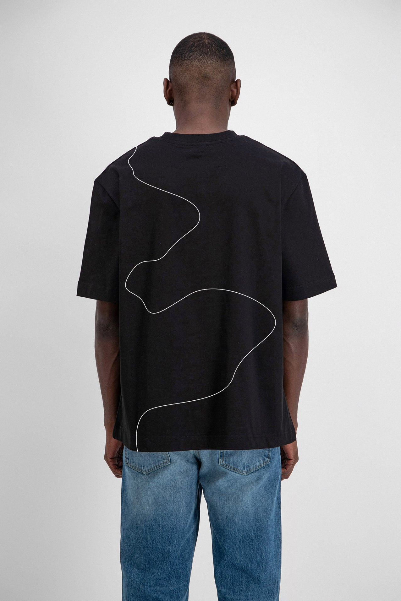 HORIZONTAL PRINT T-SHIRT