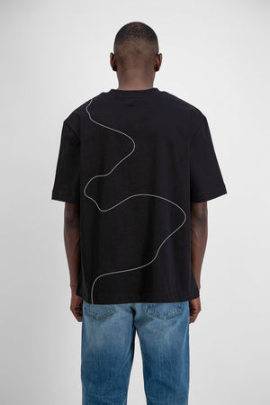 HORIZONTAL PRINT T-SHIRT