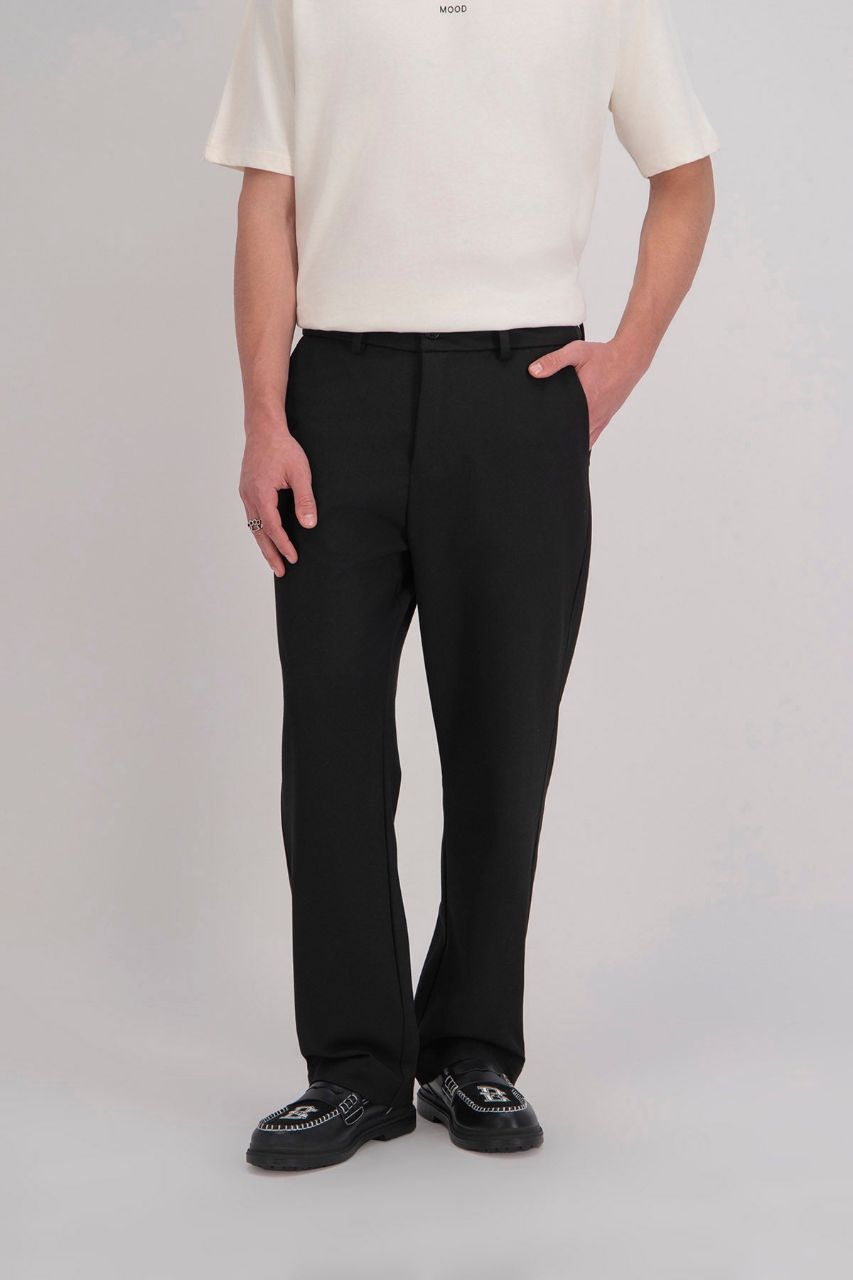 ELASTIC HEM SUIT PANT