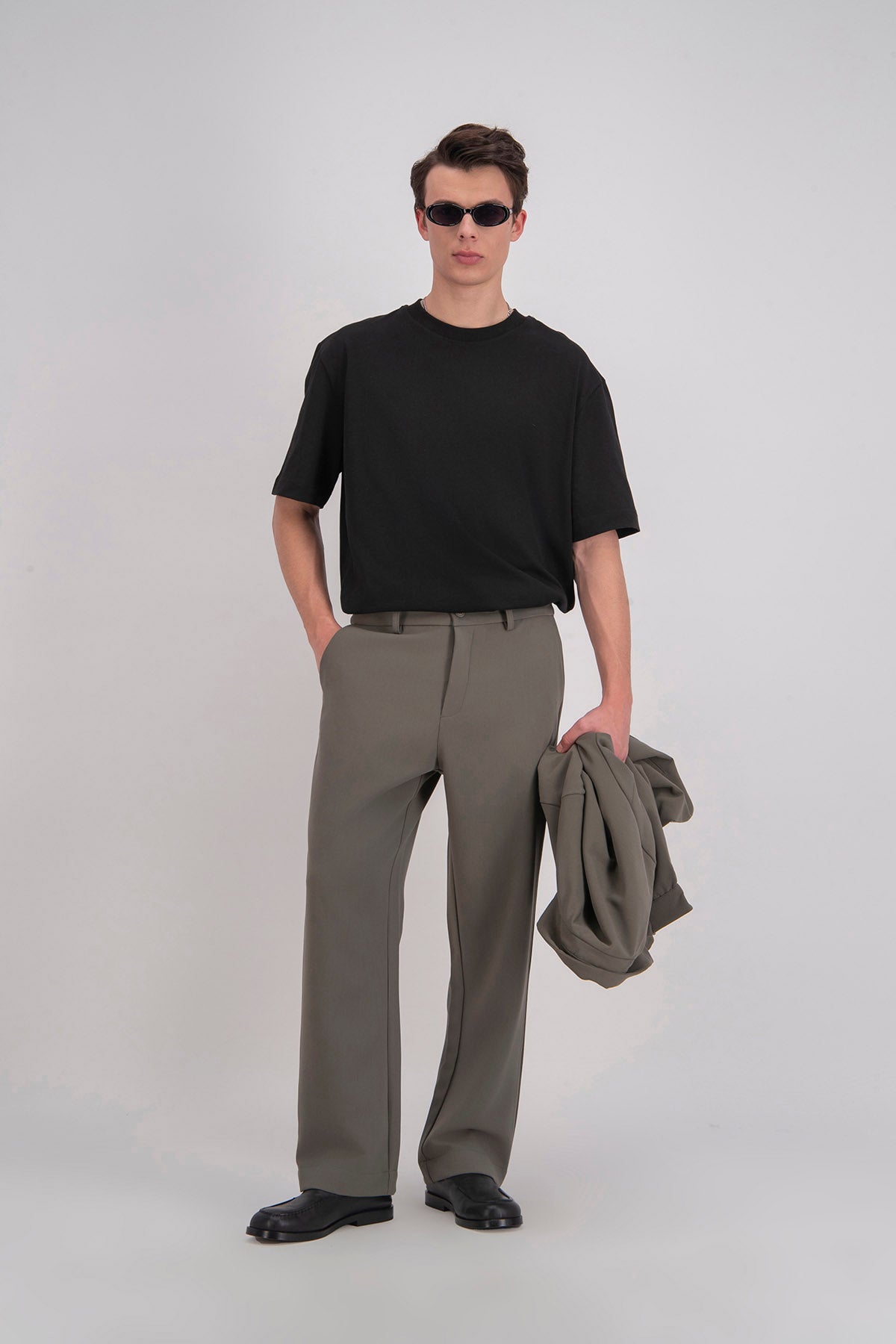 ELASTIQUE HEM SUIT PANT