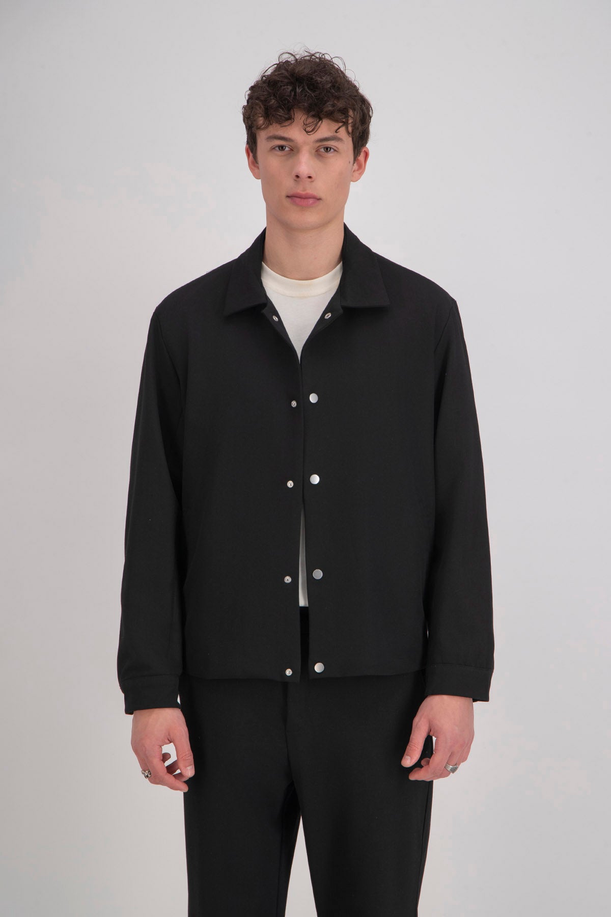 ELASTIC HEM SUIT JACKET