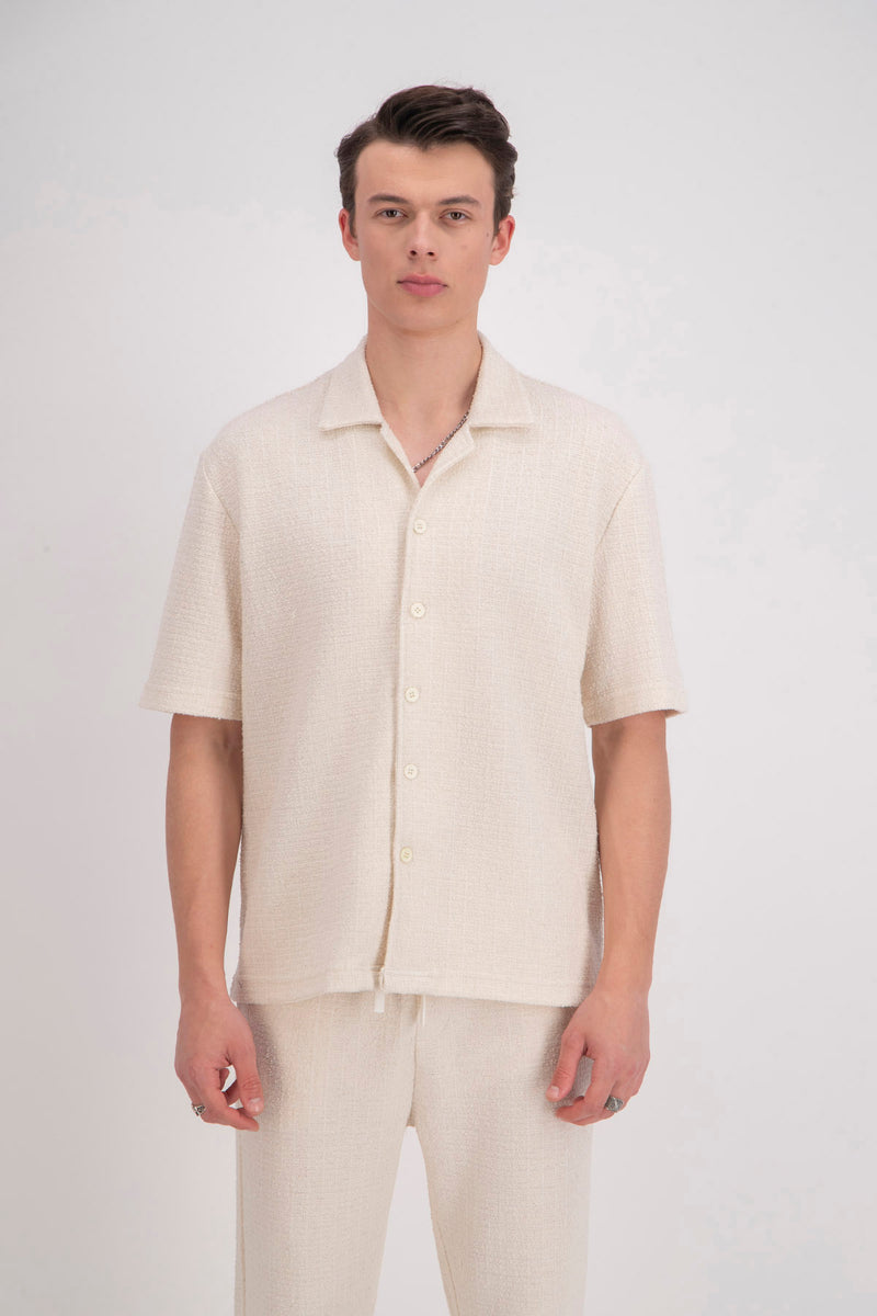 JACQUARD BUTTON SHIRT