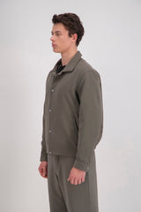 ELASTIC HEM SUIT JACKET