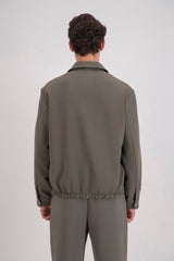 ELASTIC HEM SUIT JACKET