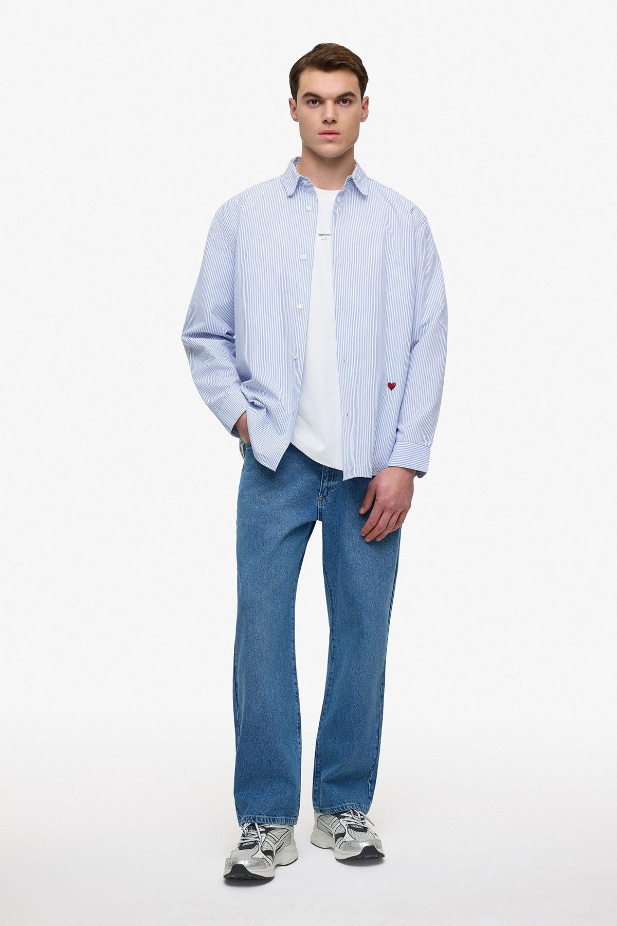 Blanc /  Baby Bleu