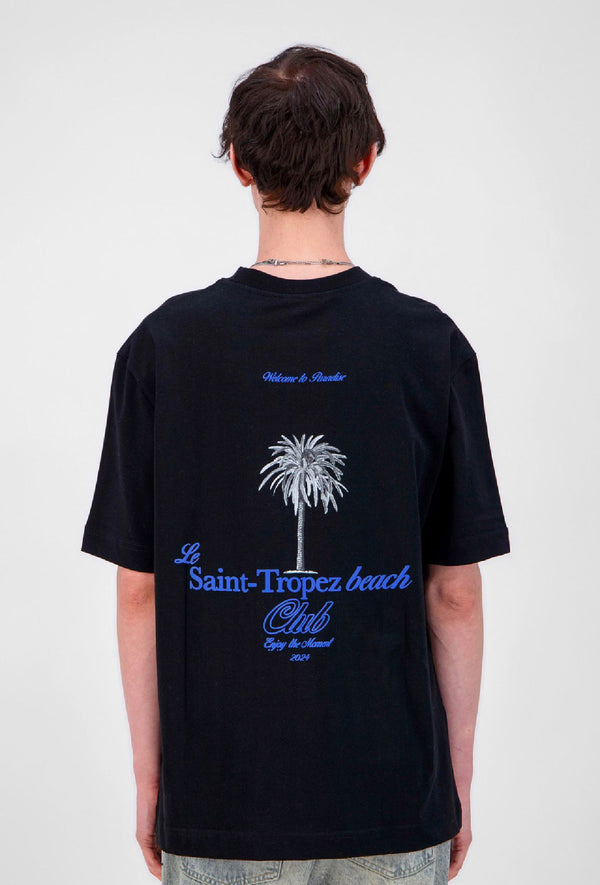 Saint Tropez Beach Club Print Tshirt