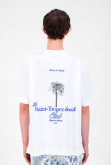 Saint Tropez Beach Club Print Tshirt