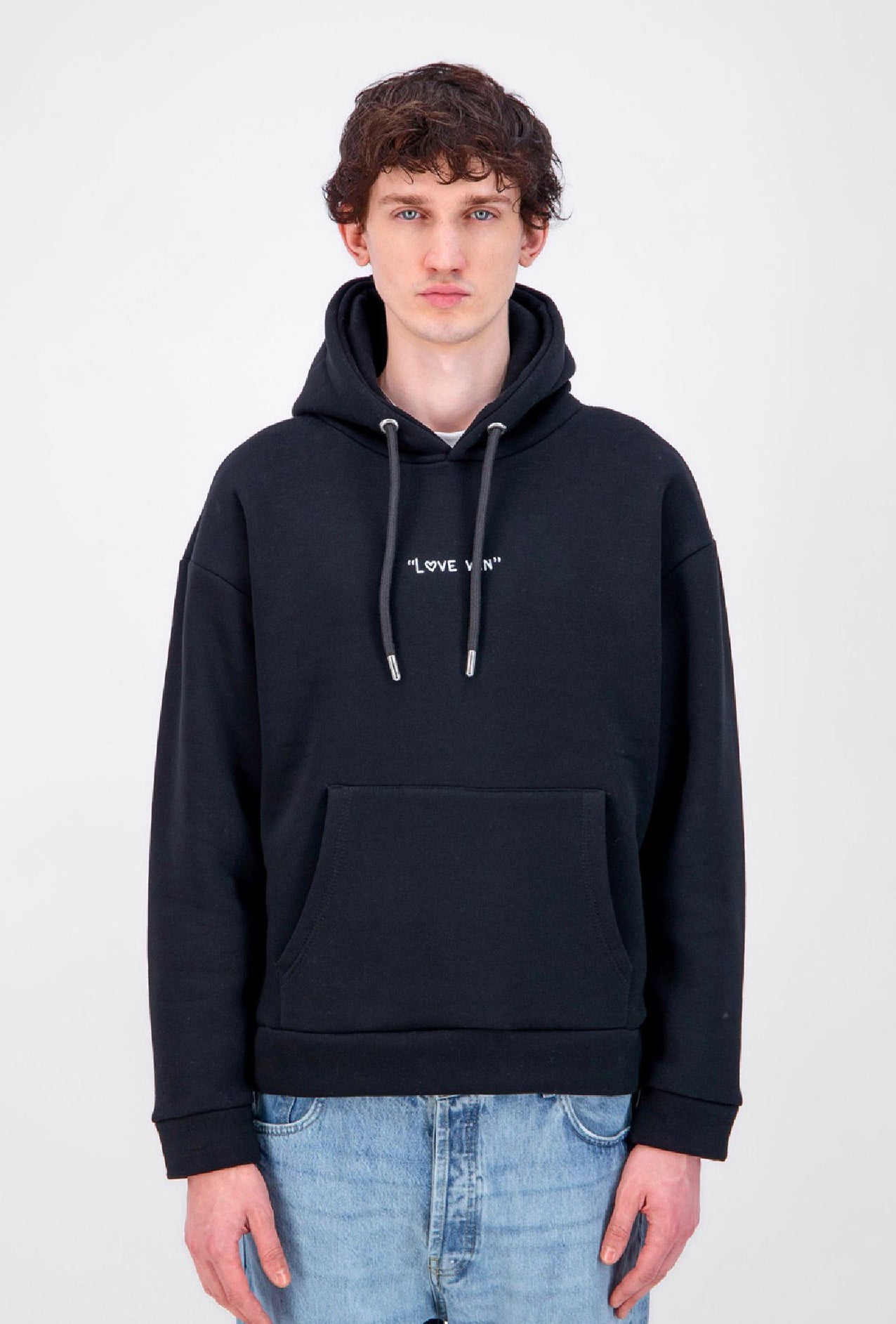 LOVE WIN PRINT HOODIE