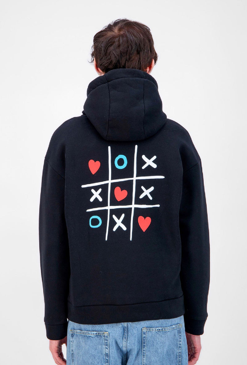LOVE WIN PRINT HOODIE