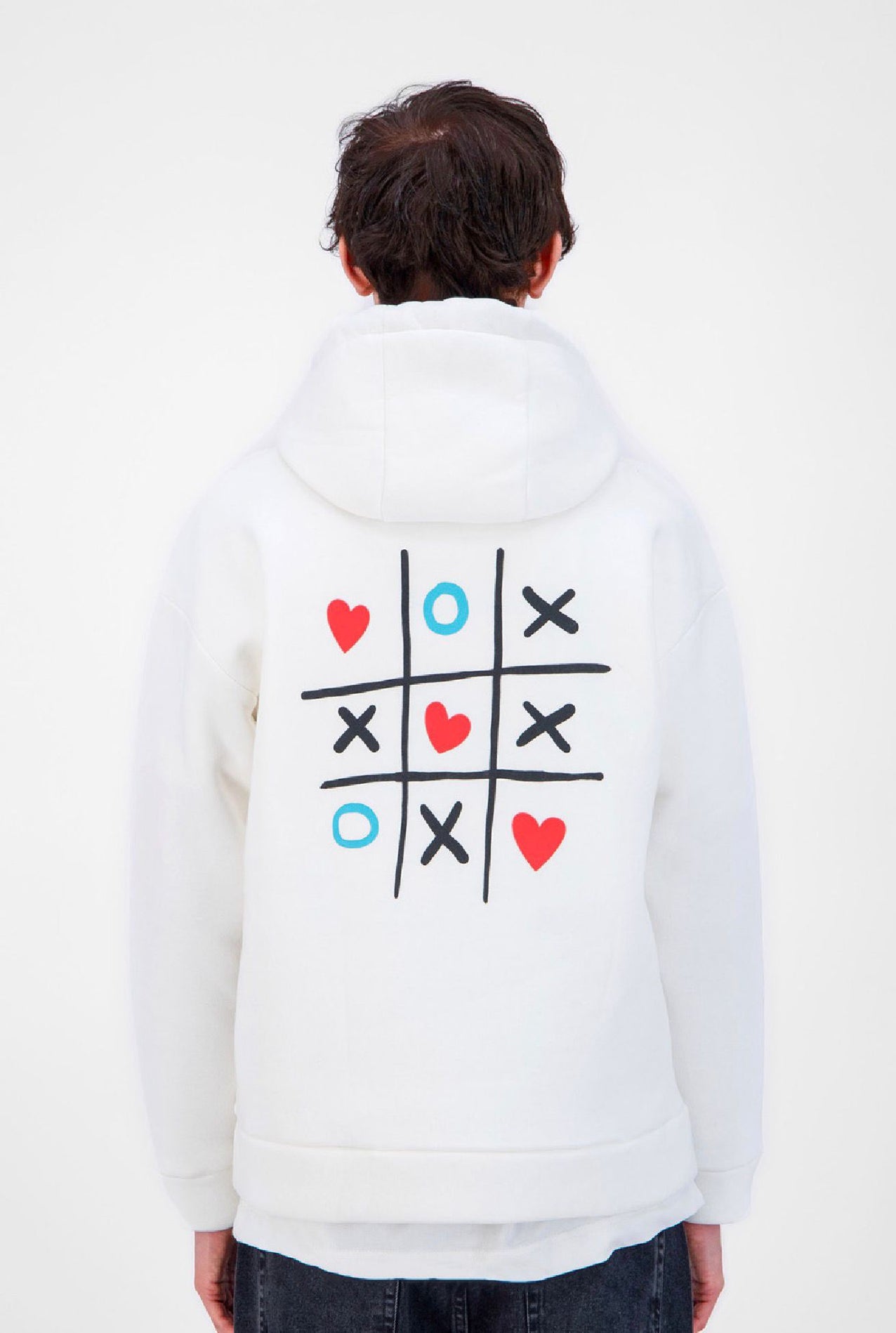LOVE WIN PRINT HOODIE
