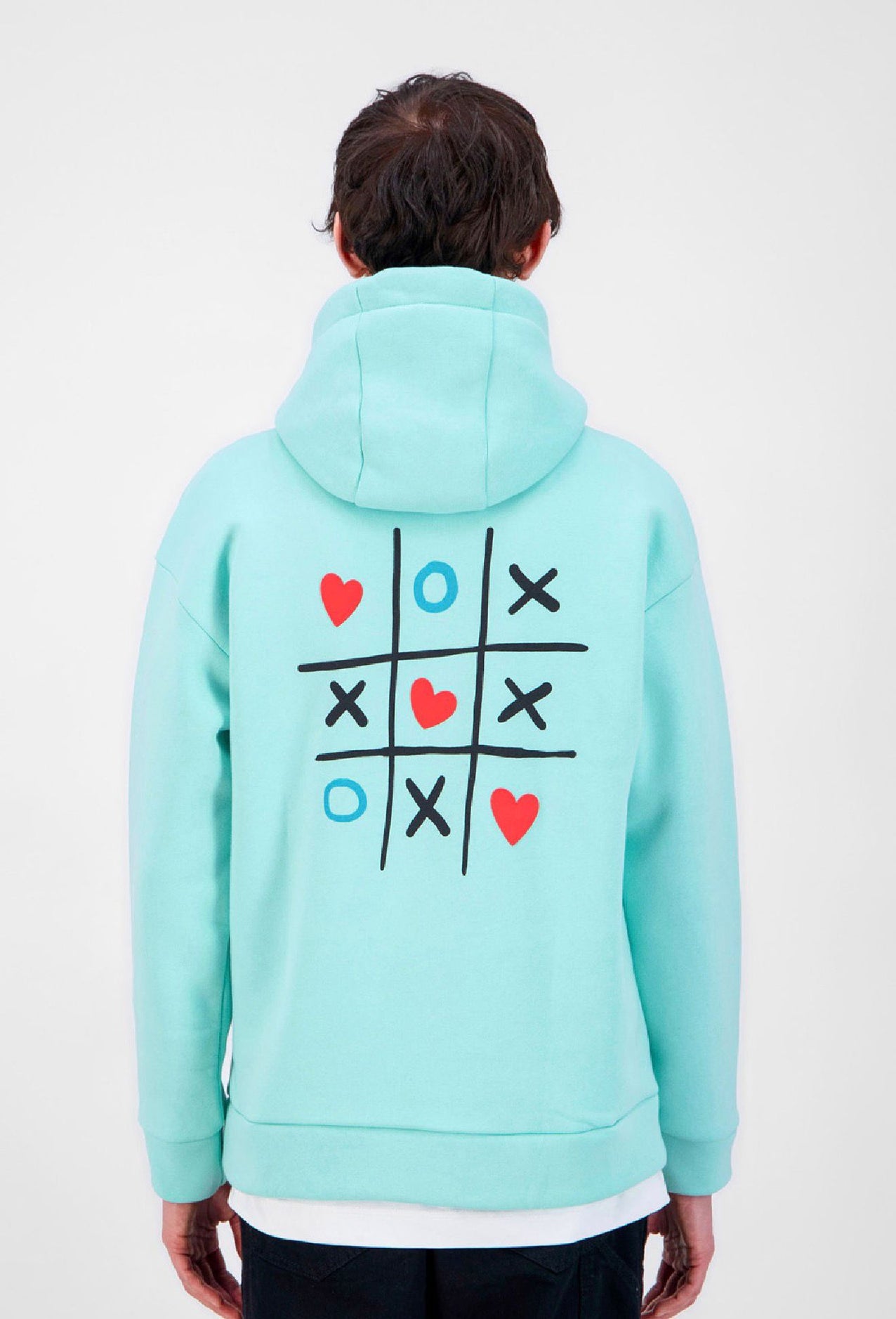 LOVE WIN PRINT HOODIE