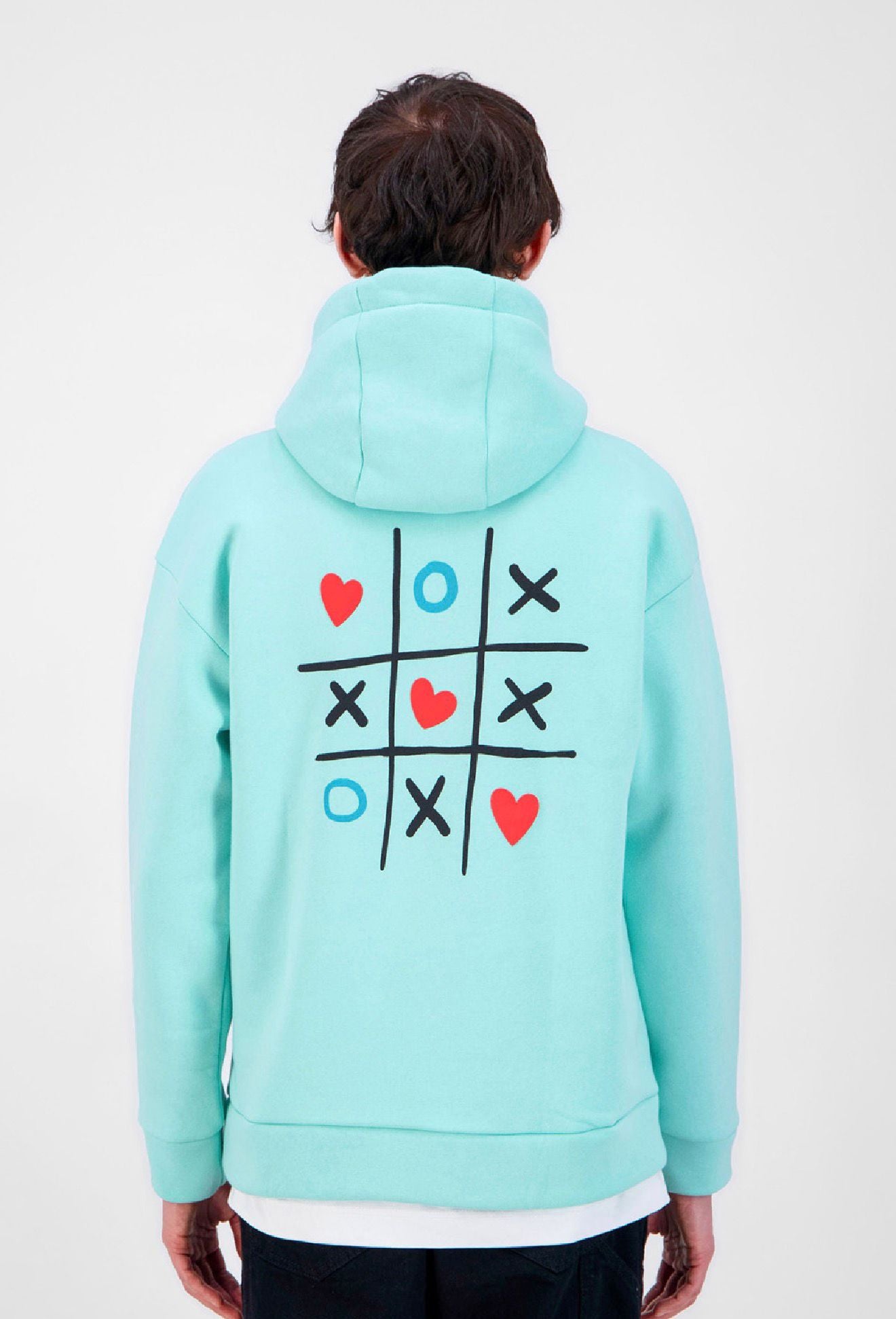 LOVE WIN PRINT HOODIE