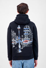 PARIS CITY PRINT HOODIE