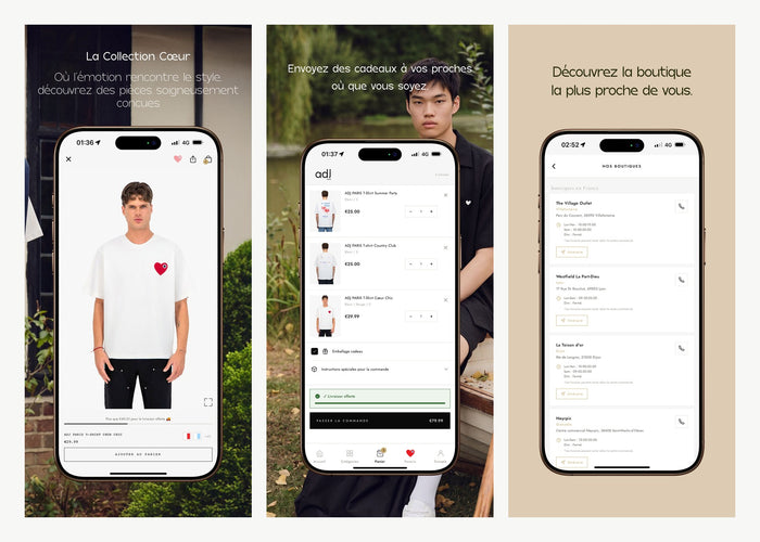 Téléchargez l'application ADJ Paris
