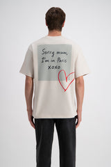 Excuse  Sorry Mum Print T-shirt