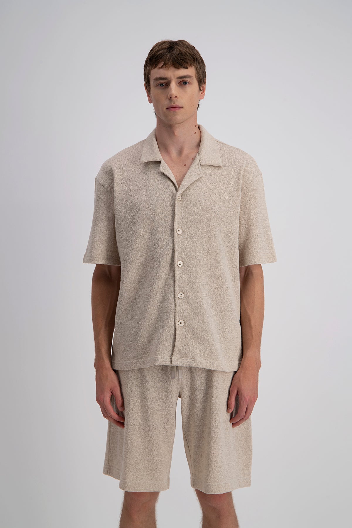 JACQUARD BUTTON SHIRT