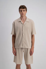 JACQUARD BUTTON SHIRT