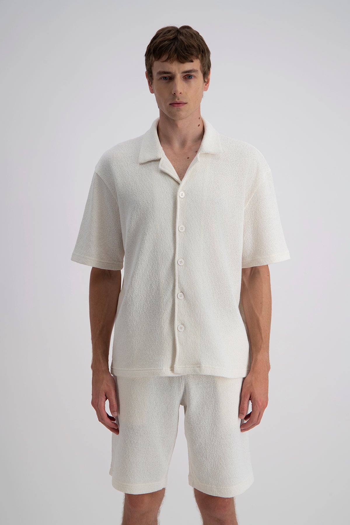 JACQUARD BUTTON SHIRT