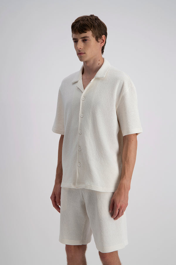 JACQUARD BUTTON SHIRT
