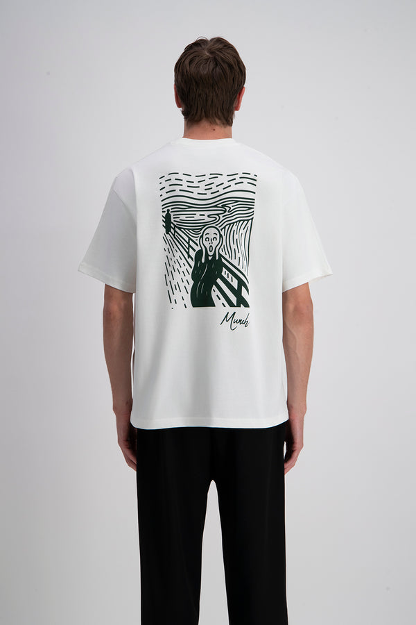 Folie Munch Print T-shirt