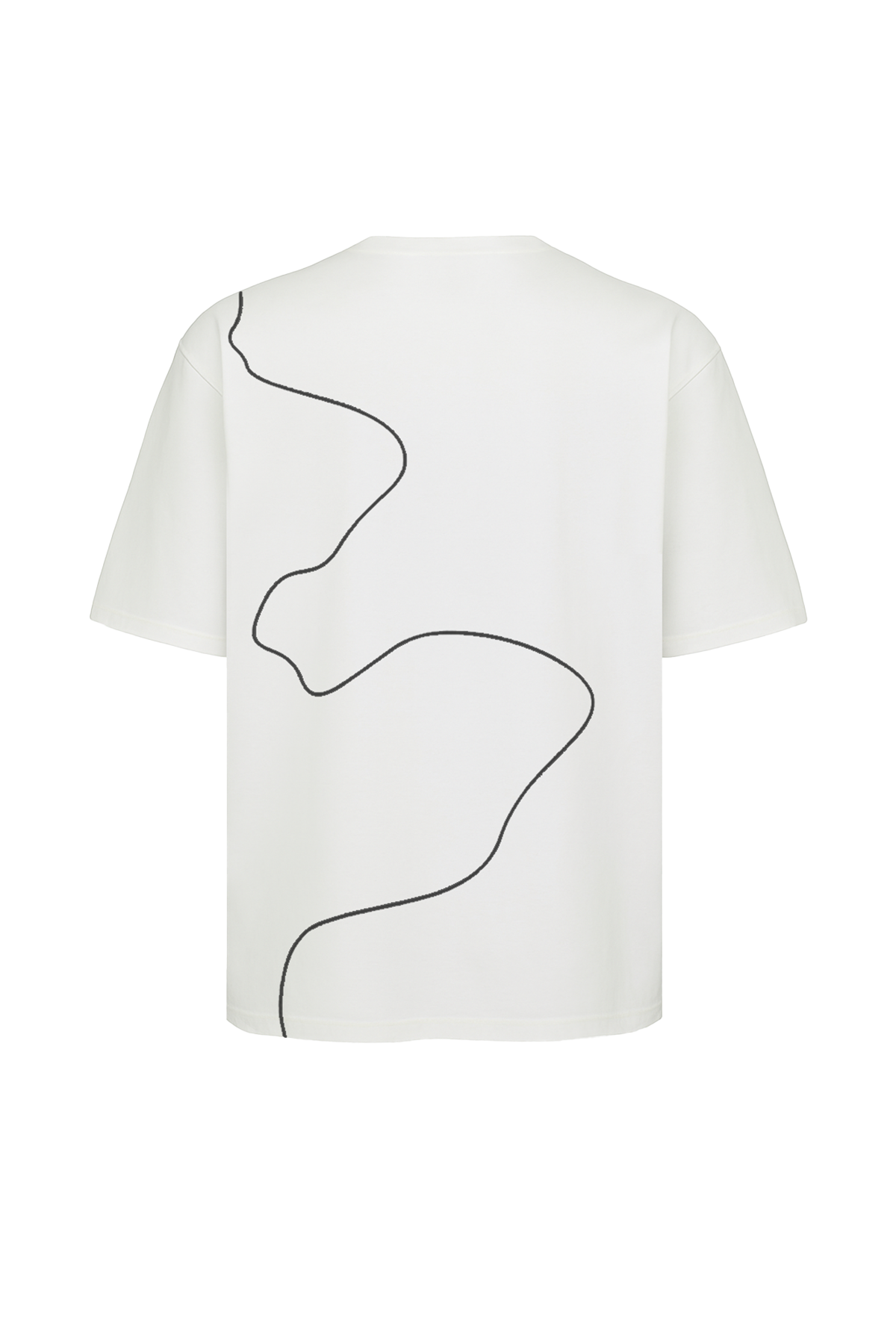 HORIZONTAL PRINT T-SHIRT