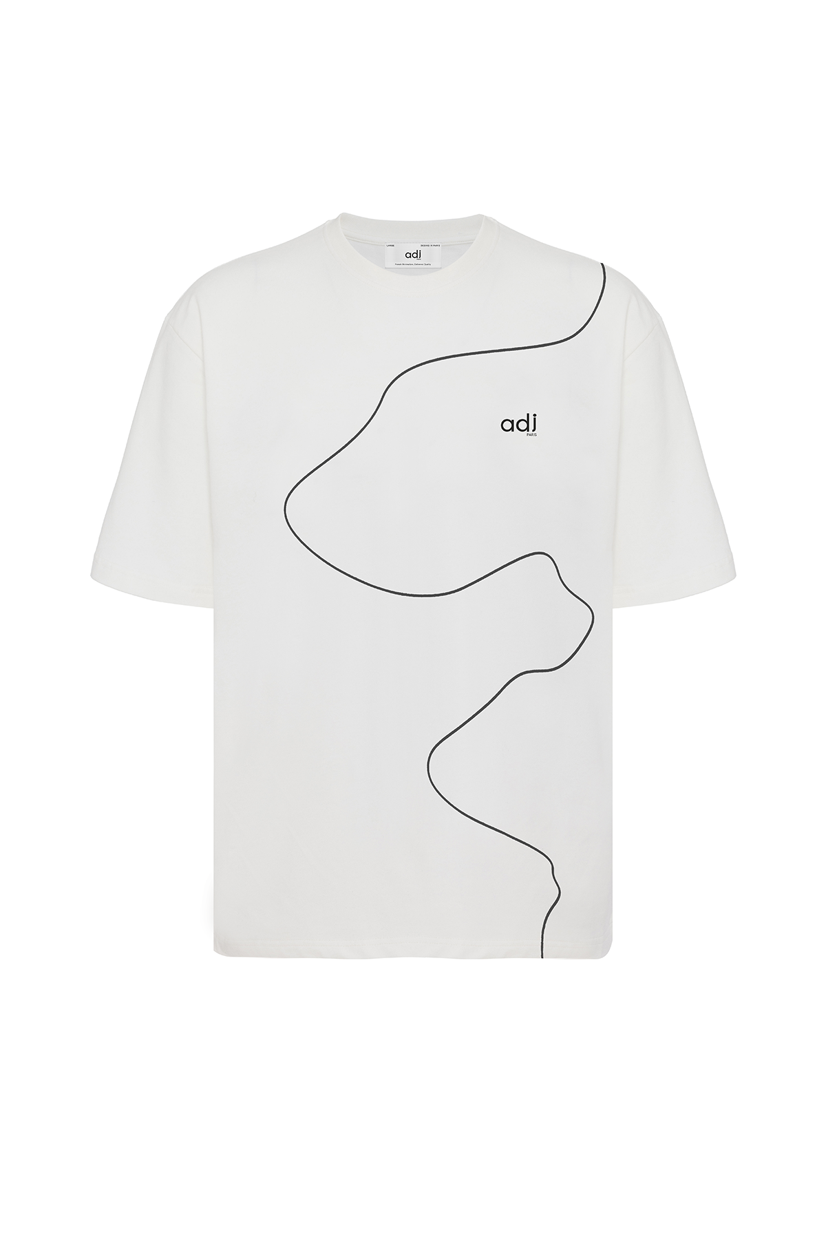 HORIZONTAL PRINT T-SHIRT