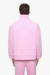 Puff Heart Quarter-Zip Sweatshirt