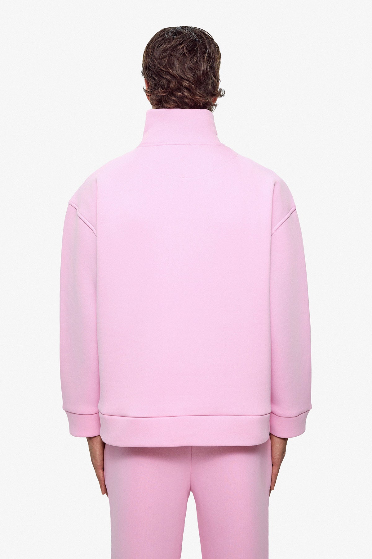 Puff Heart Quarter-Zip Sweatshirt