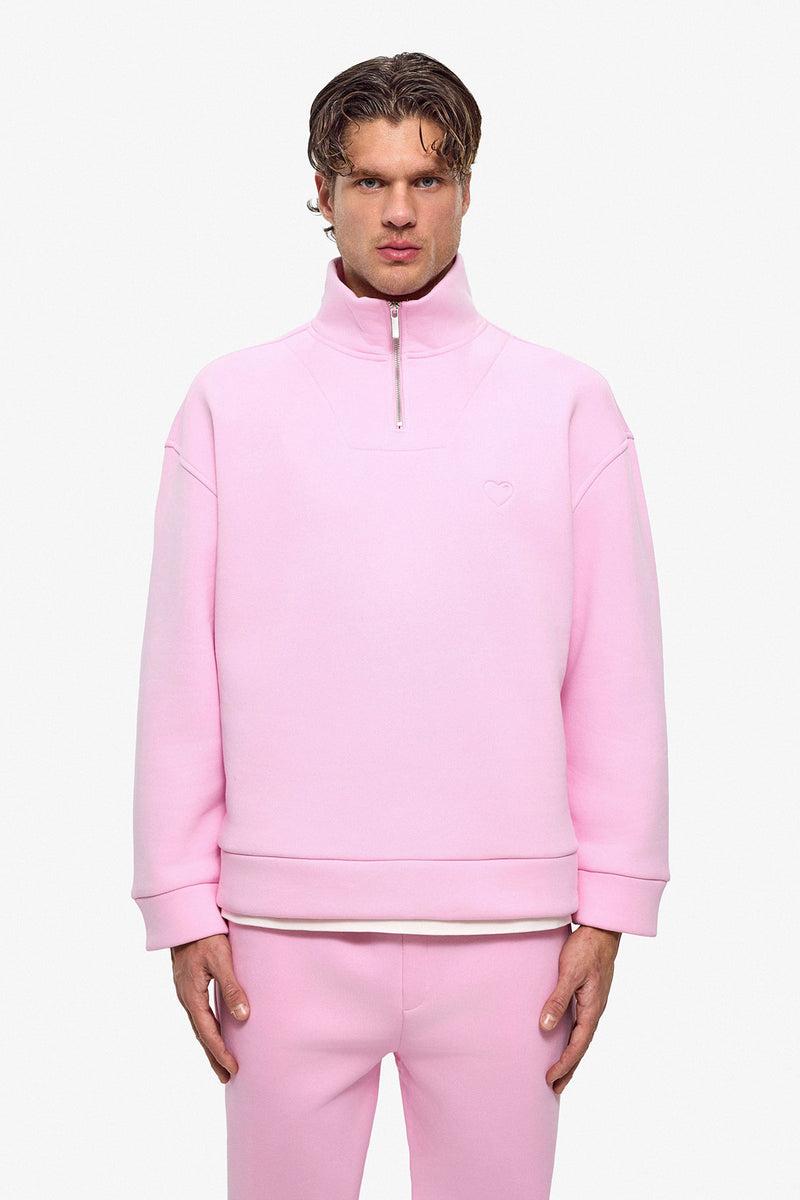Puff Coeur QUARTER-ZIP Sweat