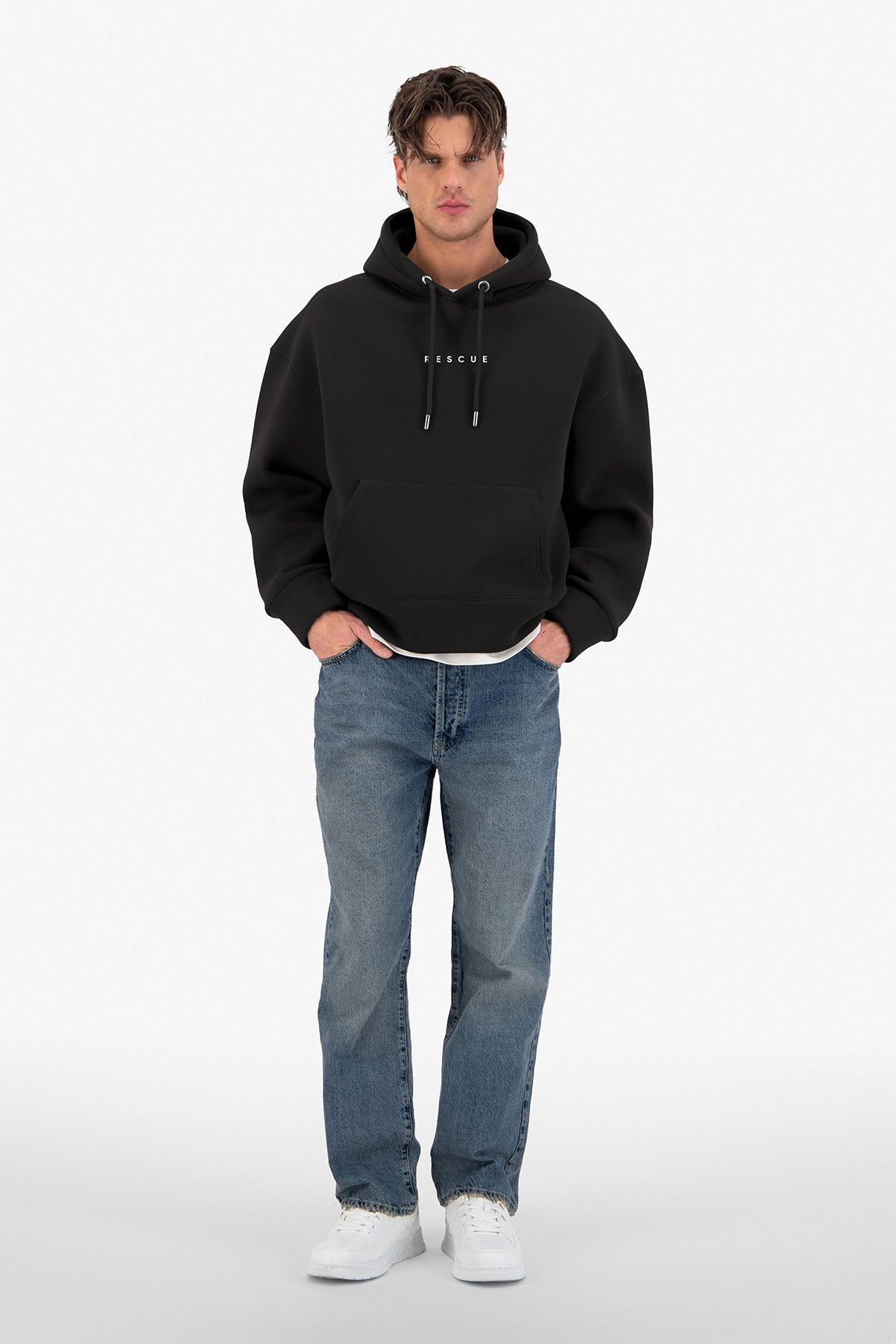 Rescue Patch Oversized Hoodie