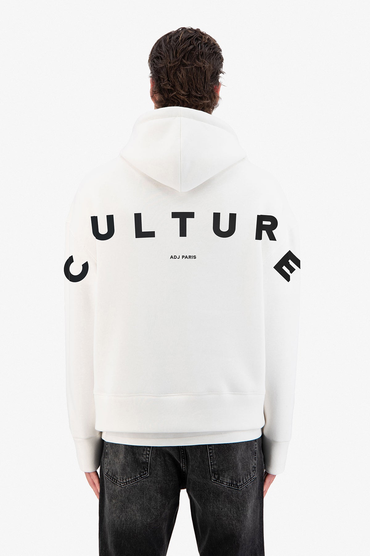 Culture Print Oversized Hoodie